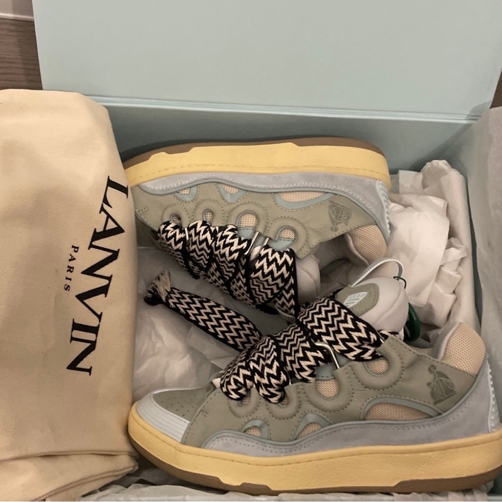 Lanvin curb sneakers brand new never worn SIZE 7 1/2